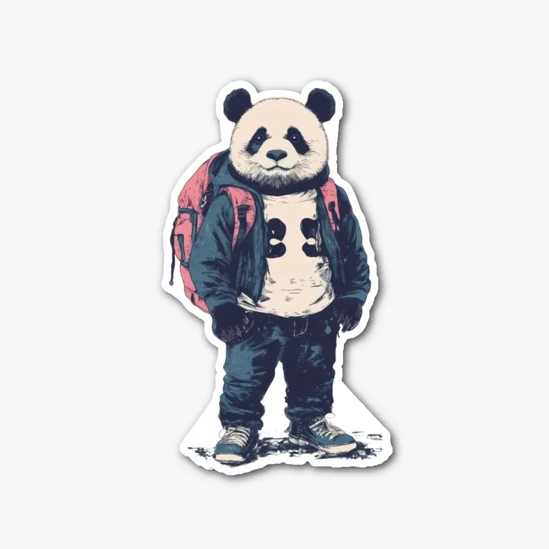 Backpack Panda Adventure